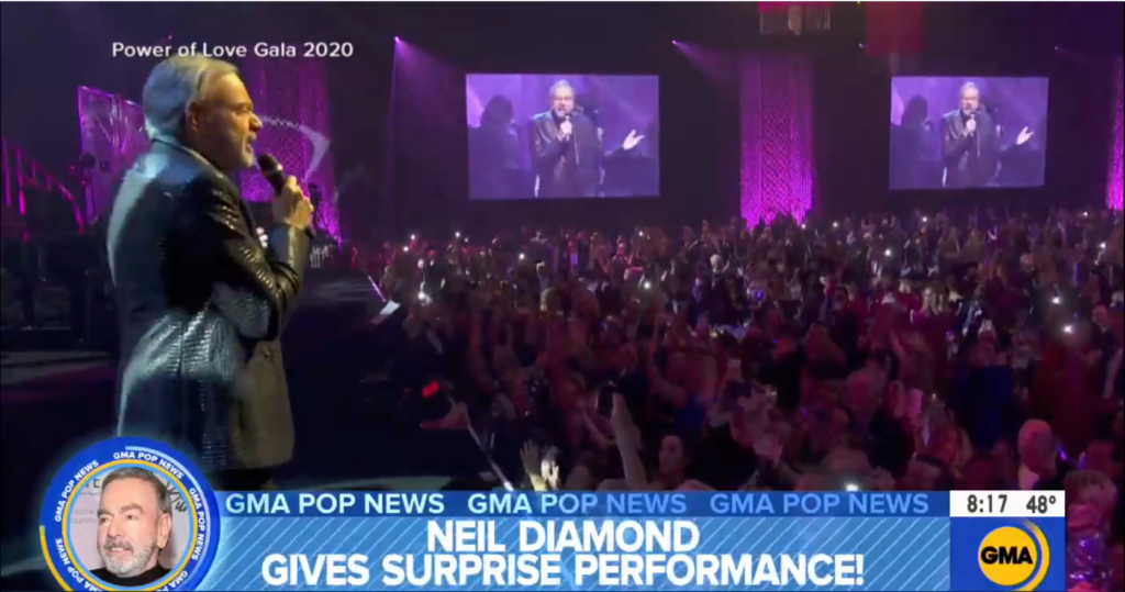 Good Morning America: Neil Diamond gives surprise performance